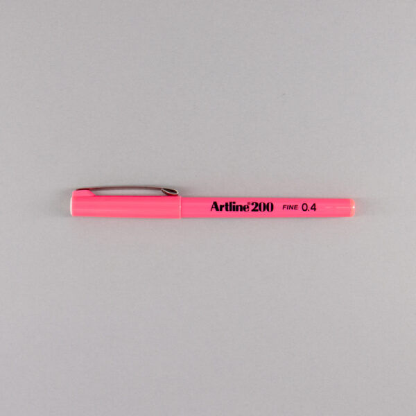 Artline 200 Fineline Pen 0.4mm Pink