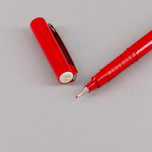 Artline 200 Fineline Pen 0.4mm Red
