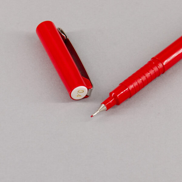 Artline 200 Fineline Pen 0.4mm Red