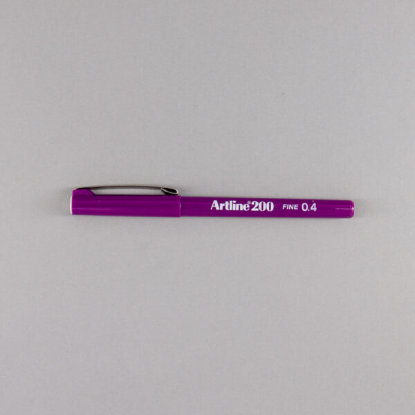 Artline 200 Fineline Pen 0.4mm Magenta
