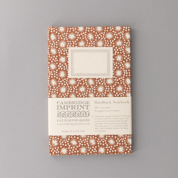 Cambridge Imprint Hardback Notebook Animalcules Cocoa Brown
