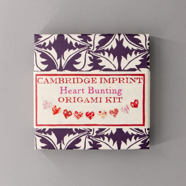 Cambridge Imprint Heart Bunting Origami Kit