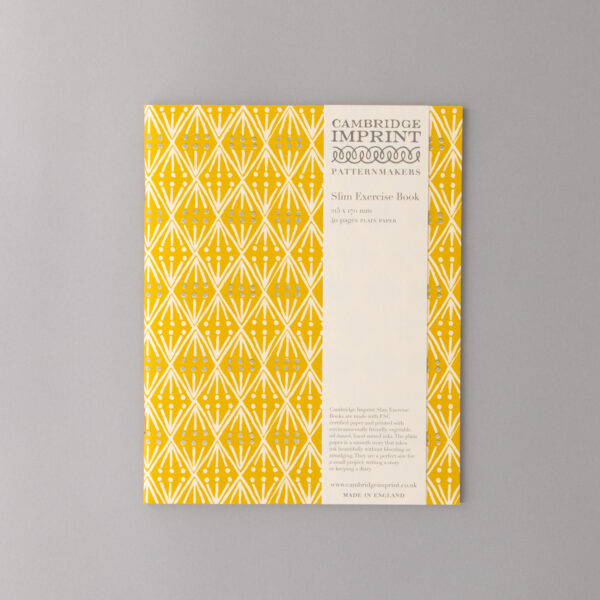 Cambridge Imprint Exercise Book Selvedge Mustard