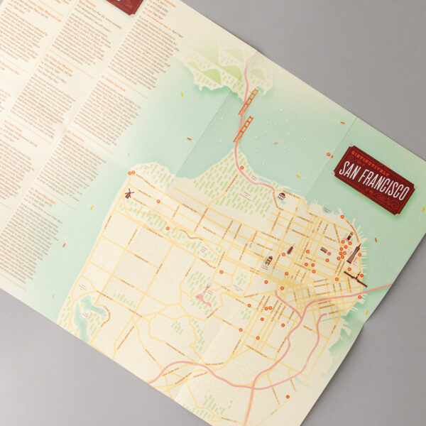 Distinctively San Francisco Map