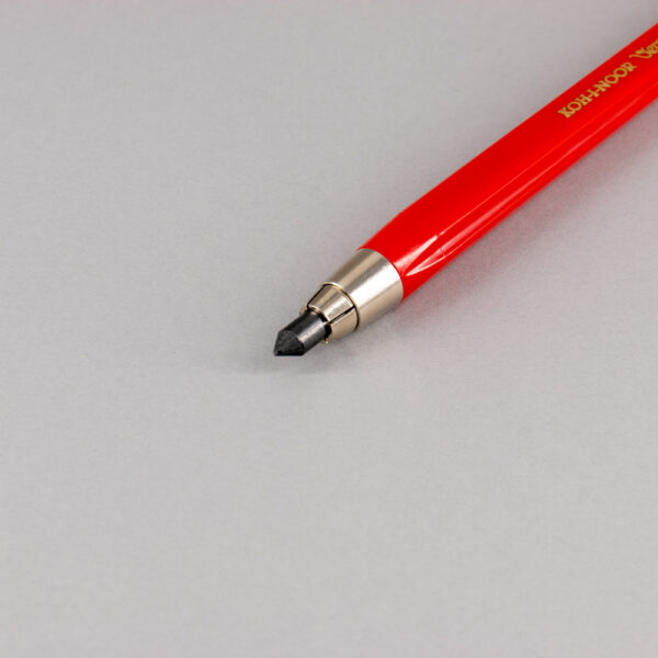 Koh-i-Noor Mechanical Clutch Pencil Jumbo Red