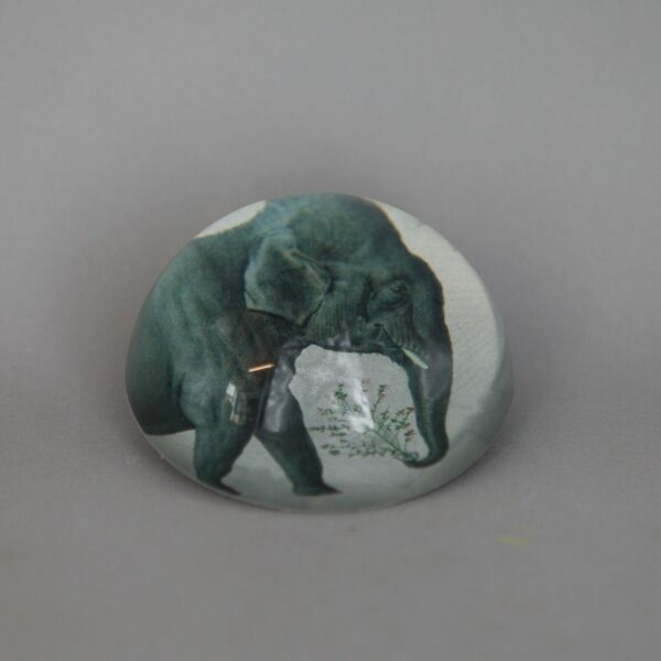 Elephant Crystal Paperweight