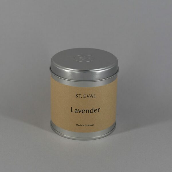 St Eval Candle Tin Lavender