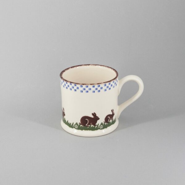 Brixton Pottery Rabbits Mug LARGE 250 ml