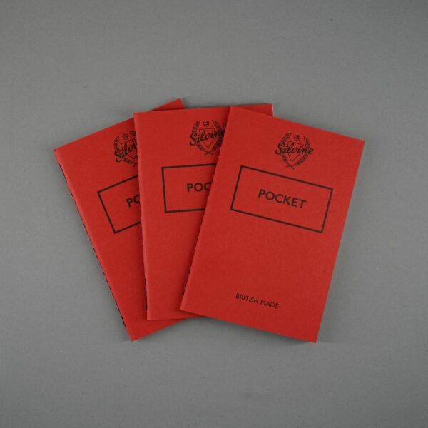 Silvine Pocket Notebook Pack of 3