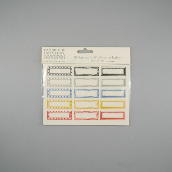 Small Cambridge Imprint  Adhesive labels